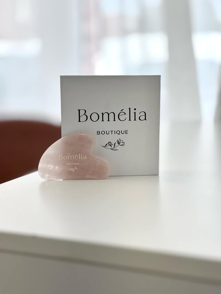 Gua Sha Pierre de Quartz (Rose)