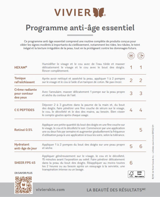 Programme : Anti-âge essentiel