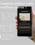 Certificat Cadeau Bomélia